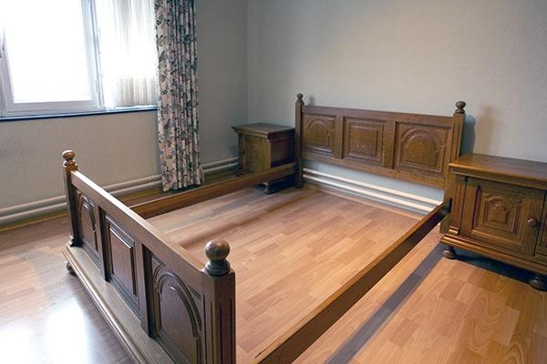 we specialize in the removal of all types of bed frames, from metal and wooden frames to platform and adjustable frames